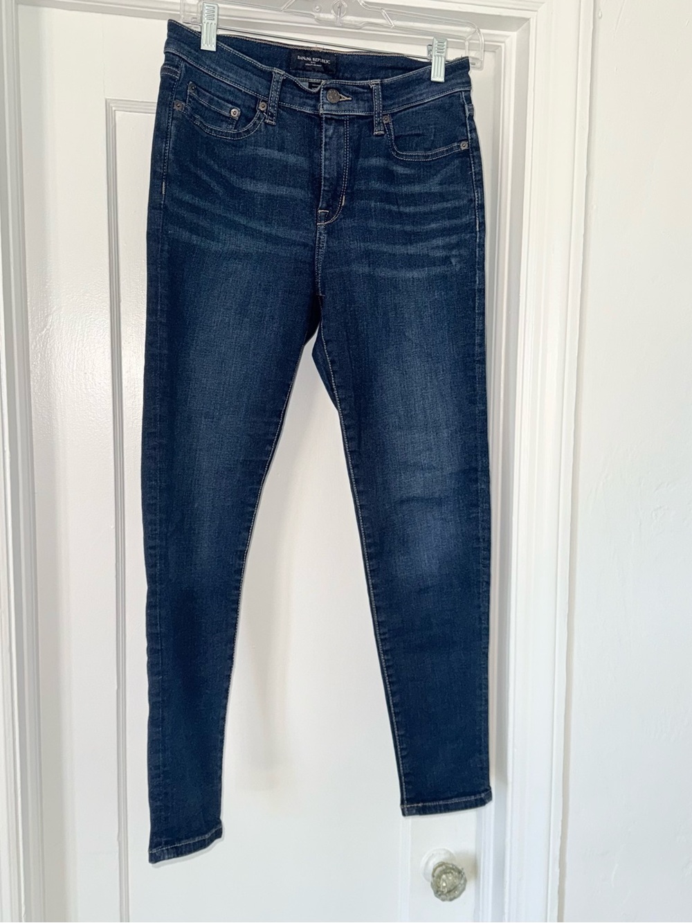 Banana Republic Sculpt Skinny 27/4 - Dark Blue Women's Stretch Skinny Jeans